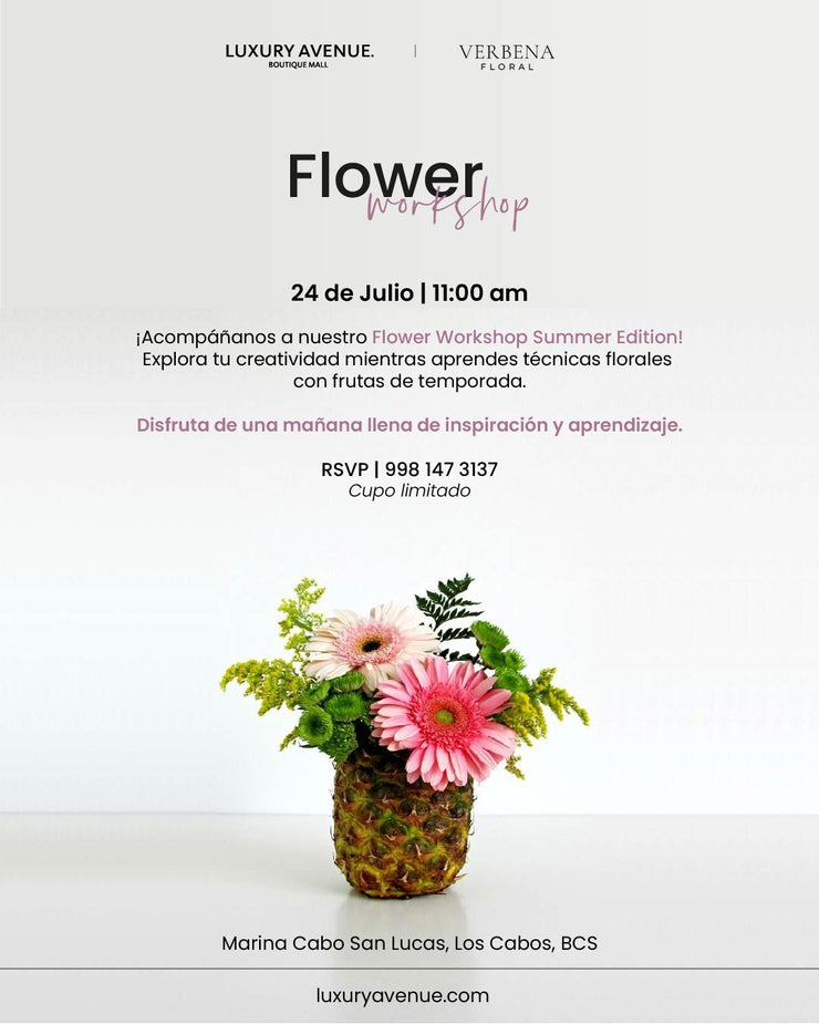 Flower Workshop Summer Edition