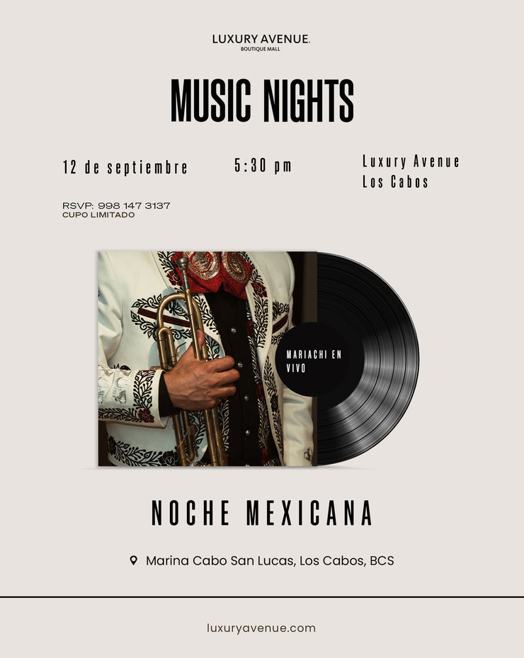 Music Nights con Noche Mexicana: Un Tributo a México