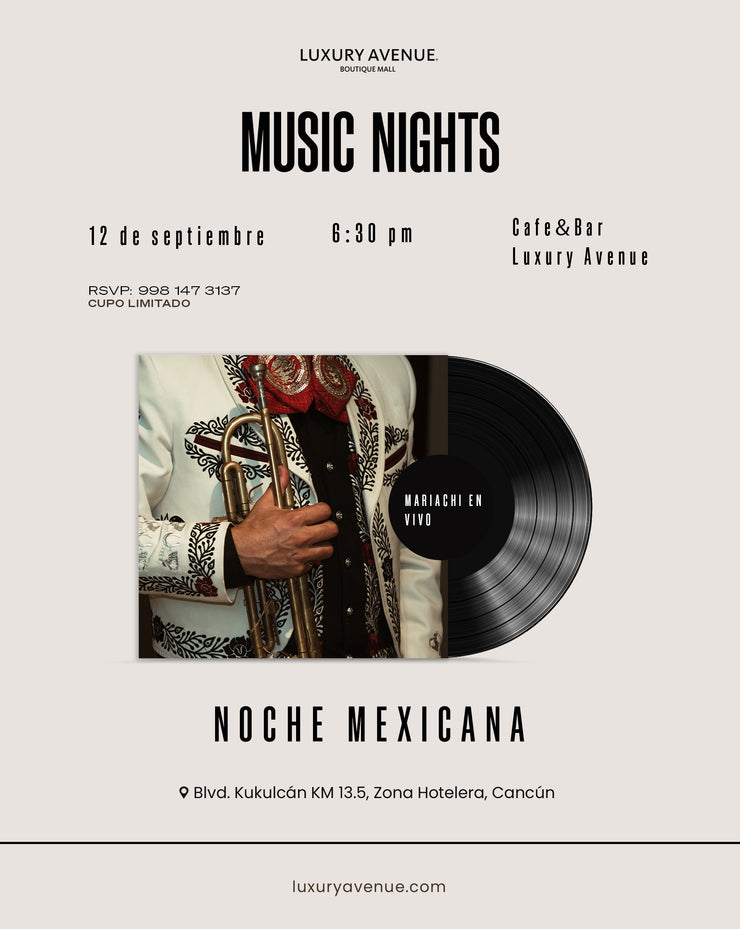 Music Nights con Noche Mexicana: Un Tributo a México