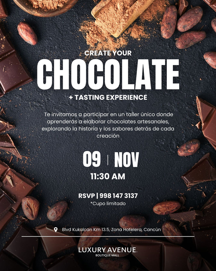 Create your Chocolate and Tasting Experience