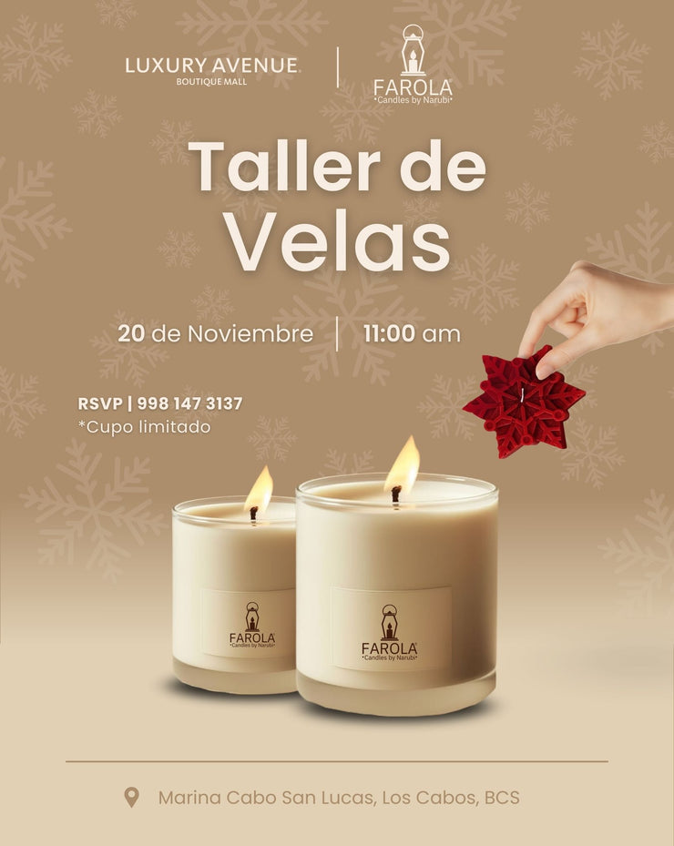 Taller de Velas en Los Cabos: El arte de diseñar y crear tus propias velas personalizadas