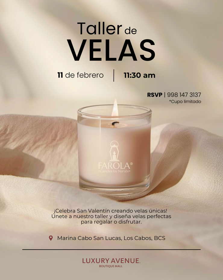 Taller de Velas en Los Cabos: El arte de diseñar y crear velas personalizadas